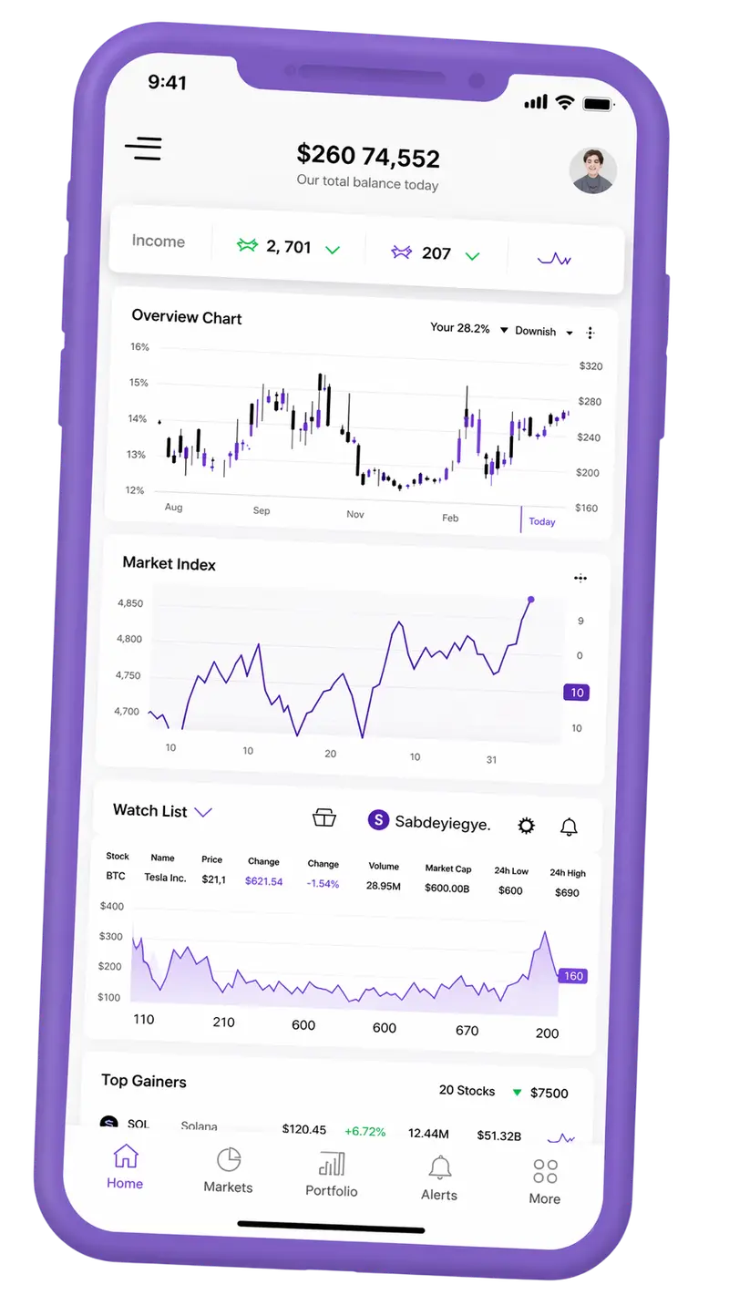 Segura Capitavía — plataforma de trading en móvil